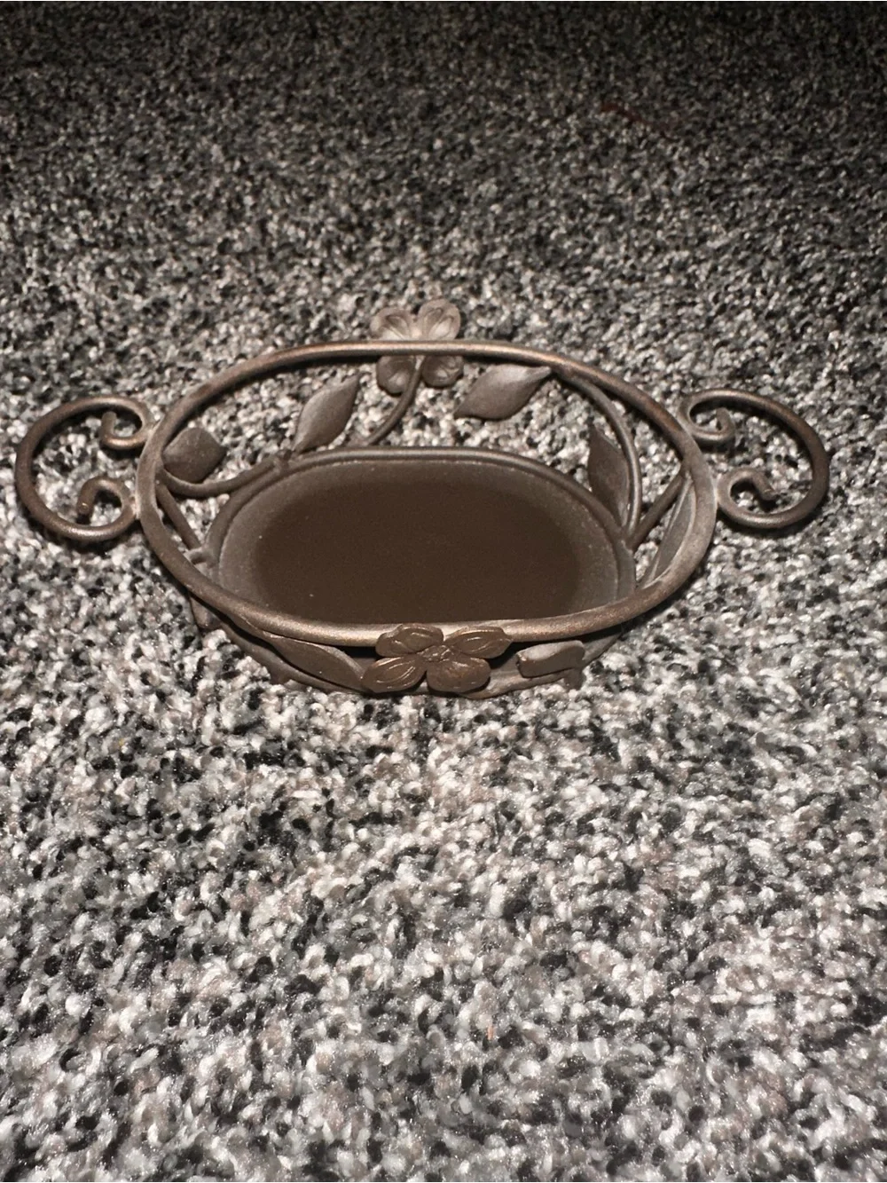 Longaberger Floral Basket with holder